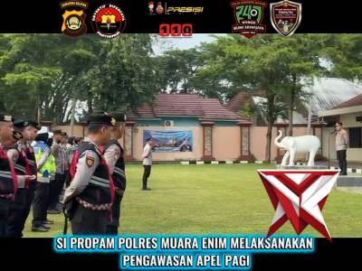 pengawasan apel pagi