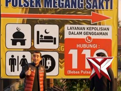 Penyuluhan 110 Polsek megang sakti