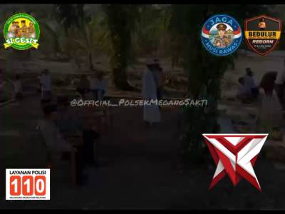 Polsek megang sakti melaksanakan pengamanan ibadah umat hindu