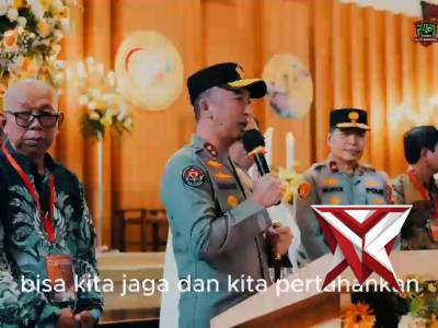 Kapolda Sumsel Meninjau Langsung Pengamanan Puncak Perayaan Paskah 2026 di Gereja Santo Yoseph