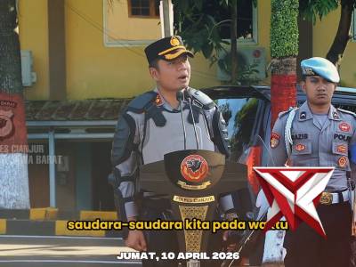 Latihan Pengendalian Massa Polres Cianjur