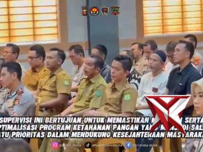 SUPERVISI KETAHANAN PANGAN BIRO SDM POLDA SUMSEL DI POLRES MUBA