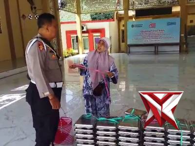 Anggota Polsek Ujungpangkah Beri Himbauan Waspada Penipuan Onli