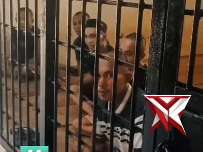 Sat Tahti Polres Musi Rawas Dampingi Ustads Abdul Somad Berikan Ceramah kepada Tahanan