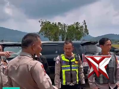 Kapolres Musi Rawas pantau langsung giat ibadah di gereja