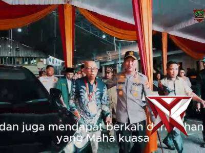 Kapolda Sumsel IJP Sandi Nugroho meninjau langsung pengamanan puncak perayaan Paskah 2026 di Plg