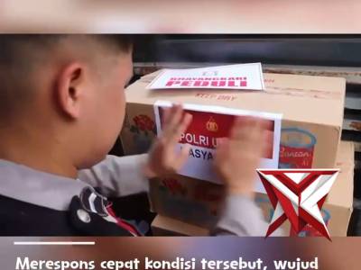 Wujud kepedulian nyata ditunjukkan melalui sinergi antara Polres Ogan Ilir, Bhayangkari, dan Baznas