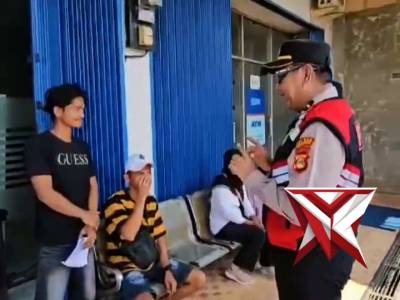 10.patroli unit samapta polsek tungkal jaya & imbauan kamtibmas