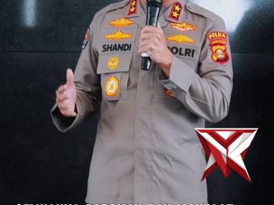 Kapolda Sumsel, Irjen Pol Dr. Sandi Nugroho, S.I.K., S.H., M.Hum., memimpin kegiatan Tasyakuran Wali