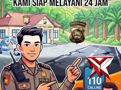 Polres Musi Rawas siap melayani satu kali 24 jam di layanan 110 - PoliceTube