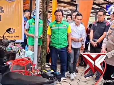 Polres Pagaralam Luncurkan &ldquo;Tongkrongan Jeme Kite Presisi&rdquo;, Ruang Hangat Polisi dan Tukang Ojek. - PoliceTube