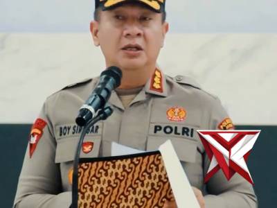 Upacara Kenaikan Pangkat Pengabdian Personel Polri Polresta Jambi