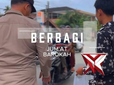 Polsek Bayung Lencir Jumat berkah ....