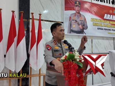 Kapolda Sulteng Irjen Pol Dr. Endi Sutendi tiba di Tojo Unauna, Kamis (09/04/2026) - PoliceTube