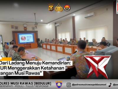 ??dari ladang menuju kemandirian:KUR menggerakkan ketahanan pangan musj rawas - PoliceTube