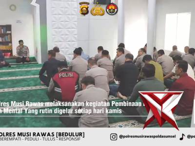 Dalam rangka mendukung program Kapolda Sumatera Selatan, Irjen. Pol. Dr. H. Sandi Nugroho, Polres Mu