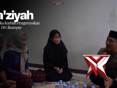 Turut Berduka, Polres Purwakarta Hadir untuk Keluarga Korban