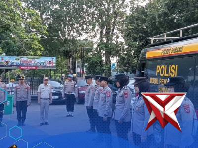 Apel pagi tiap Fungsi satuan yang ada di Polres Subang - PoliceTube