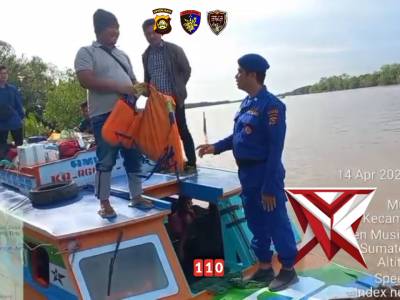 3.patroli perairan Sat Pol Airud Polres Muba - PoliceTube