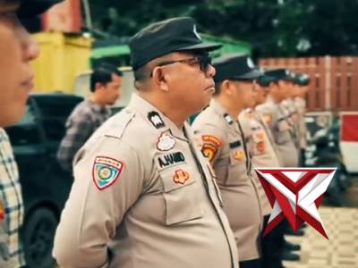 Kapolsek Tungkal Jaya ambil langsung apel pagi Personil