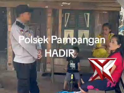 SAMBANG POLSEK PAMPANGAN POLRES OKI HADIR