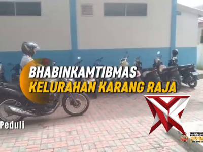 Bhabinkamtibmas kelurahan karang raja Polsek Prabumulih timur Polres Prabumulih