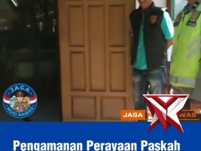 Polsek Purwodadi-Polres Musi Rawas.Laks Pengamanan Paskah di gereja Santo Yusup.purwodadi - PoliceTube