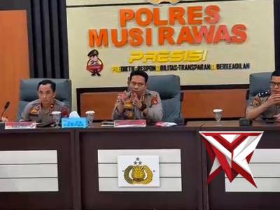 Kapolres Musi Rawas Hadiri Pembukaan Rakernis Gabungan Empat Satker Polri Secara Virtual