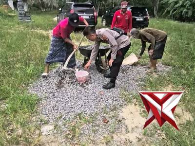 POLRES OKI HADIR AMAN BAE