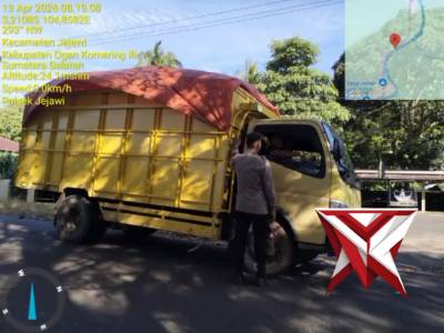 Anggota Polsek Jejawi giat KRYD dgn target Orang, Surat Kendaraan, Muatan dari kendaraan