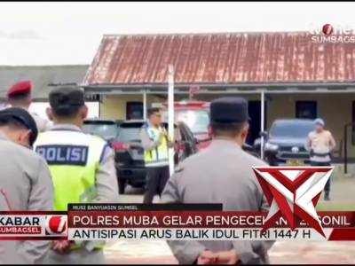 Kesiapan Polres Muba Dalam Mengantisipasi Kemacetan Selama Arus Balik