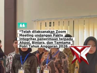 Kapolda Sumsel IJP Sandi Nugroho: Polres Musi Rawas Ikuti Zoom Pakta Integritas Polri 2026