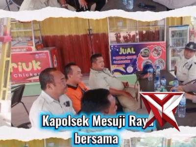 KAPOLSEK MESUJI RAYA GELAR COFFEE MORNING BERSAMA SERIKAT PEKERJA SUMATERA AGRI (SPSA)