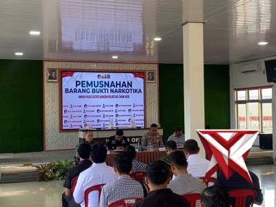 pemusnahan barang bukti narkotika