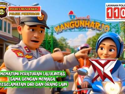 Mematuhi peraturan lalulintas