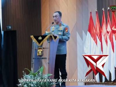 Kapolda Sumsel Irjen Pol. Dr. Sandi Nugroho, S.I.K., S.H., M.Hum. menegaskan perubahan paradigma .