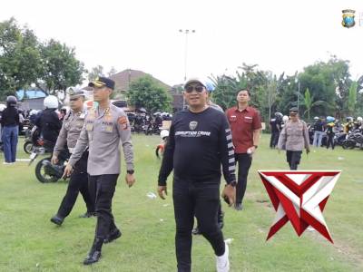 Pengamanan kegiatan Halal Bihalal PSHW TM Cabang Madiun