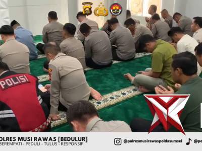 Binrohtal personil Polres Musi Rawas - PoliceTube