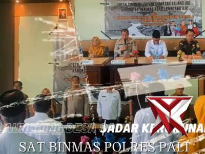 SAT BINMAS POLRES PALI HADIR DITENGAH MASYRAKAT - PoliceTube