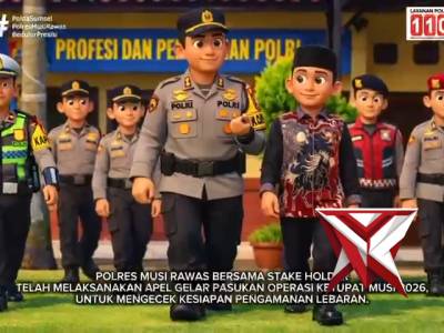 Polres Musi Rawas bersama stake holder siap mengamankan lebaran