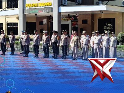 Kabag Log Polres Subang Pimpin Apel Pagi