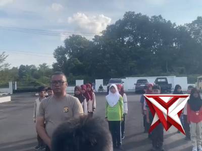 Polres Musi Rawas melatih Polisi Cilik - PoliceTube