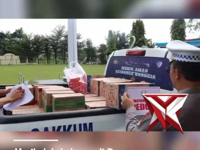 Wujud kepedulian nyata ditunjukkan melalui sinergi antara Polres Ogan Ilir, Bhayangkari, dan Baznas