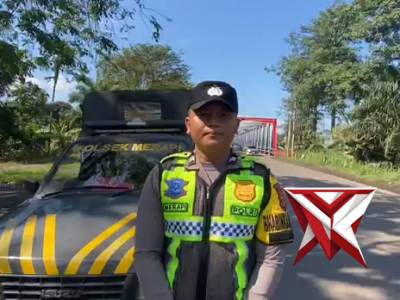 Giat patroli anggota Polsek Merapi Barat