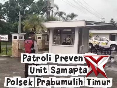 PATROLI POLSEK PRABUMULIH TIMUR - PoliceTube