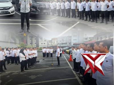Apel Pagi Direktorat Intelkam Polda Sumsel