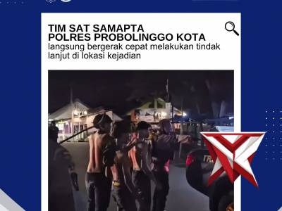 Sigap Sat Samapta Polres Probolinggo Kota Tindaklanjuti Dugaan Penganiayaan