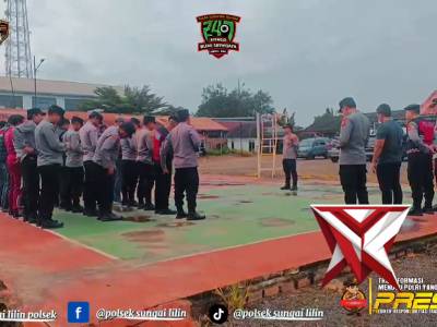 Kegiatan Apel Pagi sungai KAB. Muba LT1 - PoliceTube