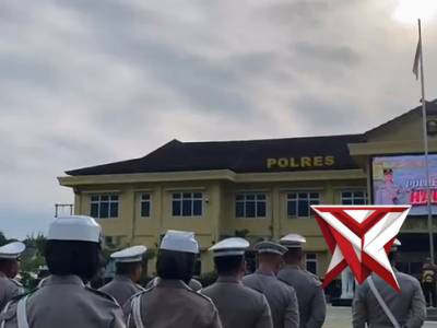 Apel Pagi Polres OKI