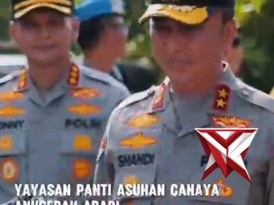 Kapolda Sumsel Irjen Pol. Dr. Sandi Nugroho, S.I.K., S.H., M.Hum. meresmikan Panti